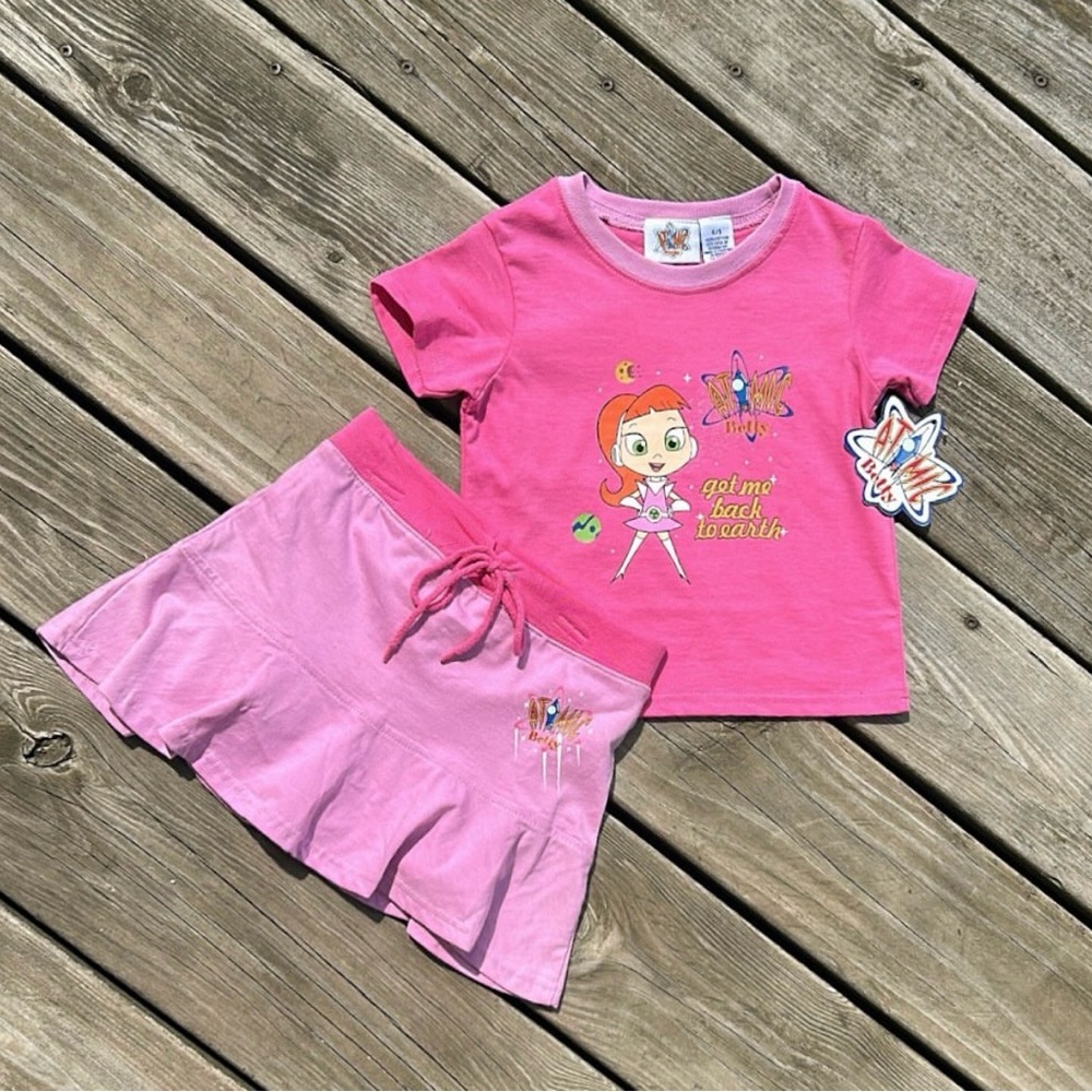 Y2K ATOMIC BETTY SPORTY FASHION 2004 Toddler Outfit NWT SIZE 4/5